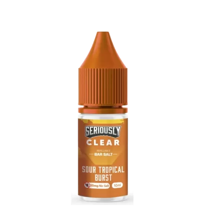 Seriously Clear Sour Tropical Burst Nic Salt - 10 Pack - 10mg