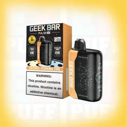Orange FCUKING FAB – Geek Bar Pulse X – 25,000 Puff Disposable Vape