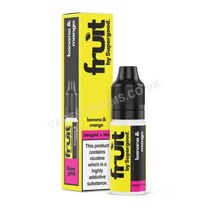Banana & Mango Nic Salt E-Liquid by Supergood Fruit - Vapestreams Co