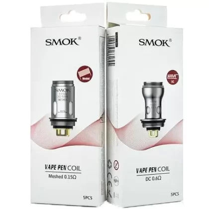SMOK Vape Pen 5-Pack Coils - 0.15ohm, 0.6ohm