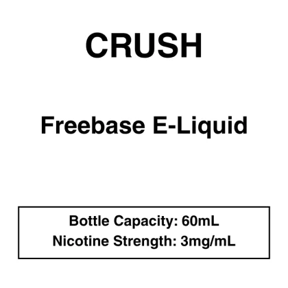 Crush Freebase E-Liquid 60ml – 3mg