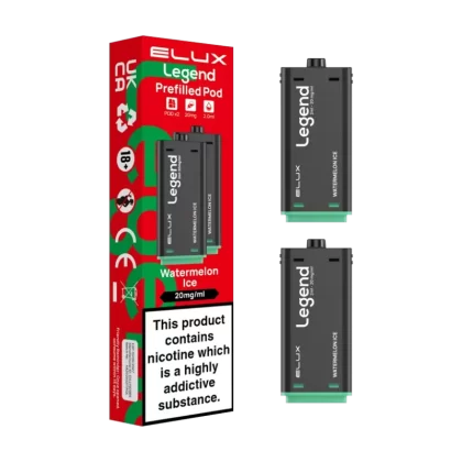 Watermelon Ice Elux Legend 1500 Pods - Ecigwizard