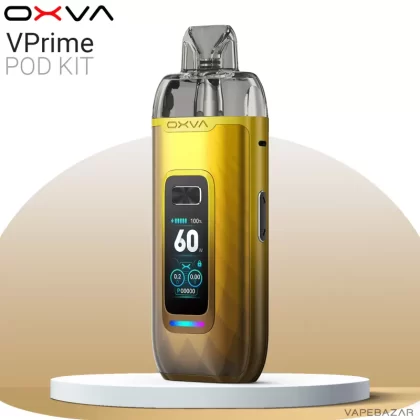OXVA VPrime Pod Kit – Glorious Gold - Pod Kit / OXVA / 2600 mAh / max. 60 Watt / 5ml / USB-C