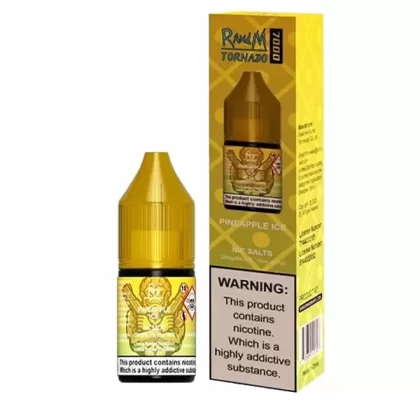 PINEAPPLE ICE NICOTINE SALT E-LIQUID BY R AND M