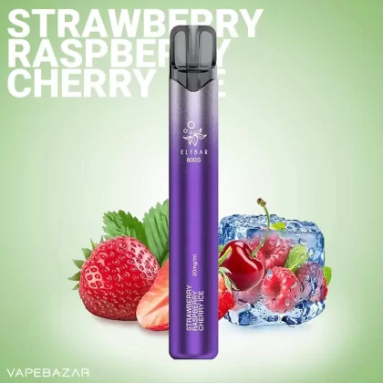 Elf Bar 800S – Strawberry Raspberry Cherry Ice - Elf Bar / ca. 800 / 550 mAh / 20mg/ml