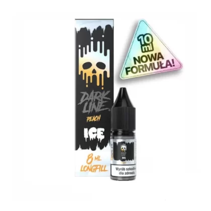 Longfill Aromat Dark Line Ice 8/10ml Peach