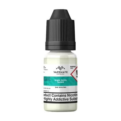 Vapemate Origins Vanilla Custard 10ml - 0mg (Discontinued) - Vapeshop Co