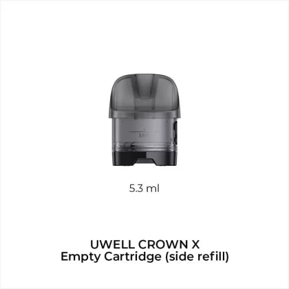 Uwell Crown X Empty Replacement Pod Cartridge (Pack Of 2) - Vape Product