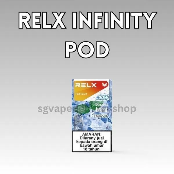 Relx Infinity Pod - Menthol Extra (0% Nicotine Free)