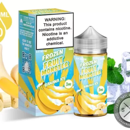 Banana Ice Frozen Fruit Monster 100ml - Vape Product, Vape Product