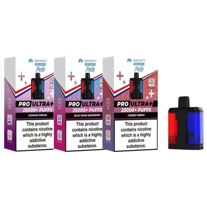 Hayati Pro Ultra Plus PODS - Blue Razz Cherry