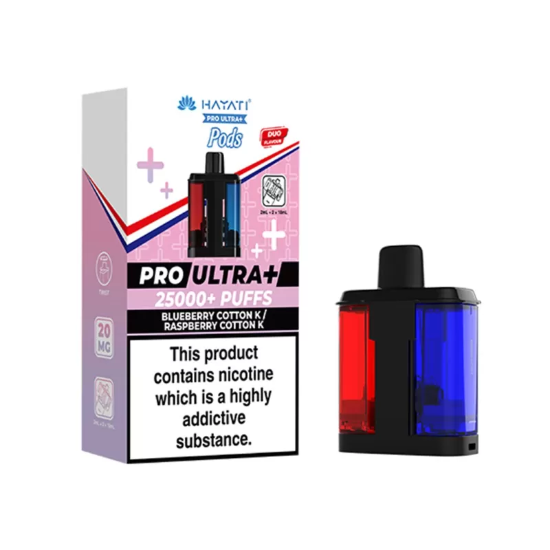 Hayati Pro Ultra Plus PODS - Blue Razz Cherry - Image 2