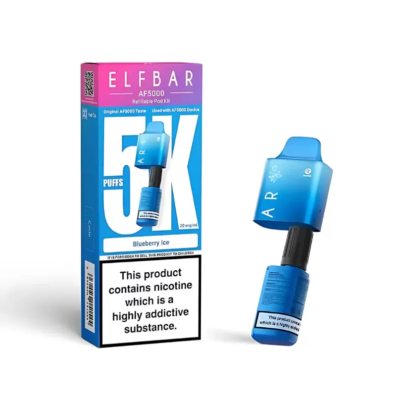 Elf Bar AF5000 Prefilled Pods - Sour Pineapple Ice - Image 3