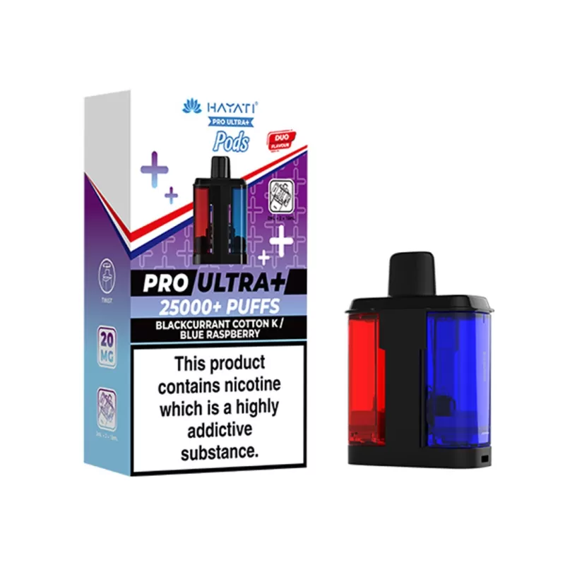 Hayati Pro Ultra Plus PODS - Blue Razz Cherry - Image 3