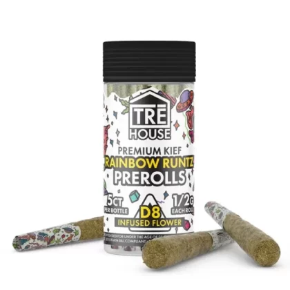 Tre House Rainbow Runtz Delta 8 Prerolls - Vape Store