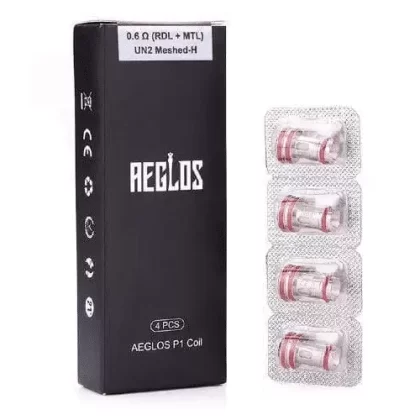 Uwell Aeglos P1 Replacement Coils 0.6 ohm – 4PK - Vapestorm Co