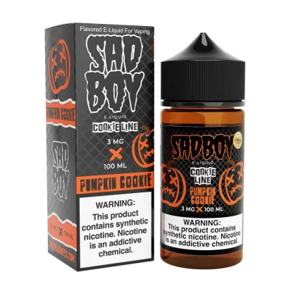 SADBOY E-Liquid - Pumpkin Cookie Limited Edition - 100ML - Cookie Line Series - 3MG