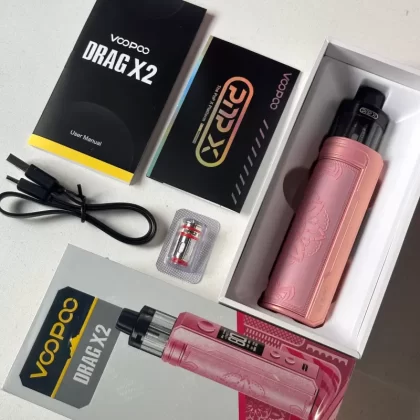 Voopoo Drag X2 Pod Kit 80W - Glow Pink