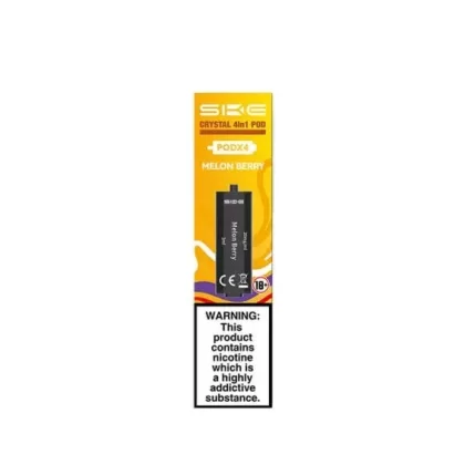 Melon Berry SKE Crystal 4-in-1 Prefilled Pods – 2400 Puffs, 20mg, 2ml