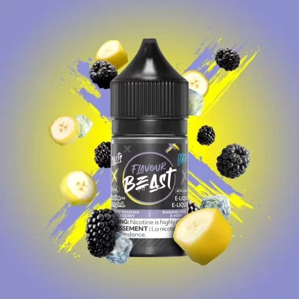 FLAVOUR BEAST NIC SALT – 10MG - FLAVORS#BLAZIN BANANA BLACKBERRY ICED>DREAMY DRAGONFRUIT LYCHEE ICED>KEWL KIWI PASSIONFRUIT ICED>LIT LYCHEE WATERMELON ICED>SIC STRAWBERRY ICED>STR8 UP STRAWB