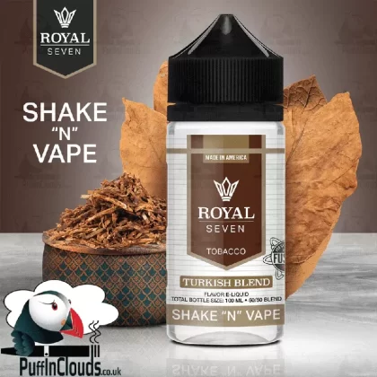 Royal Seven Turkish Blend Tobacco Shake n Vape E-Liquid (50ml 0mg)