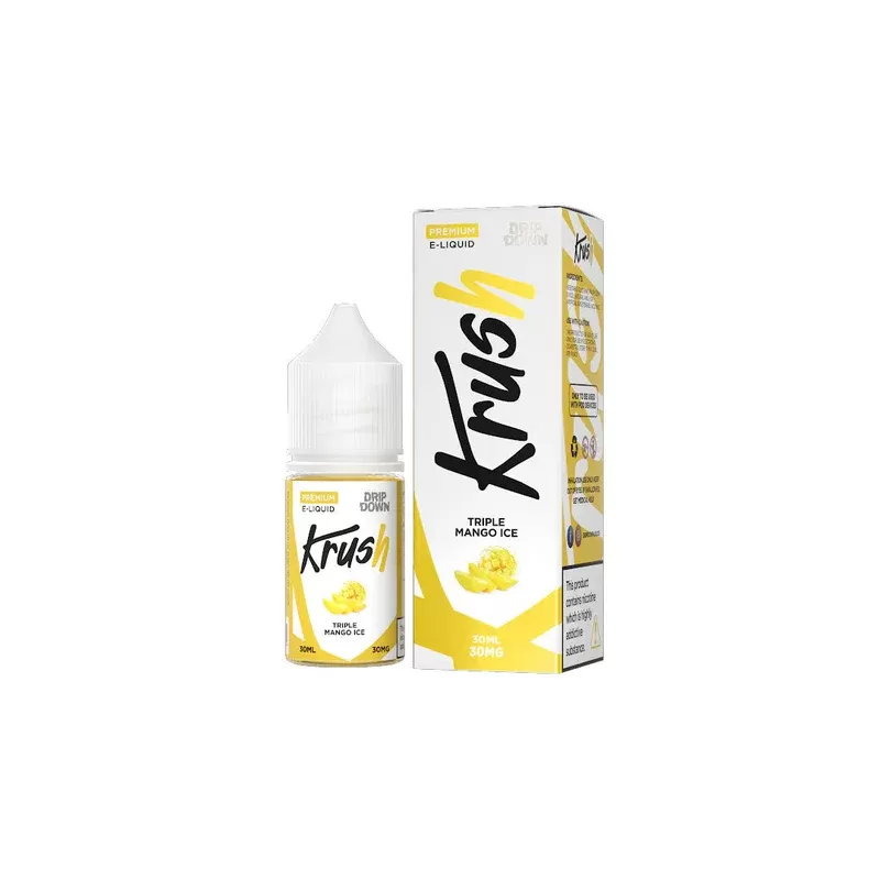 DRIP DOWN KRUSH TRIPLE MANGO ICE SALTNIC 30ML