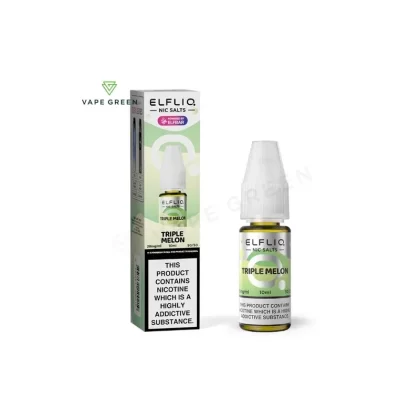 Triple Melon Nic Salt E-Liquid by Elf Bar Elfliq - Eliquidsupply