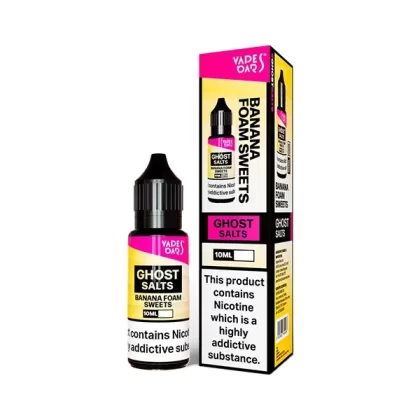 Ghost Salts 20 mg Nikotinsalz E-Liquid – 10 ml Flasche - Geschmack#Bananen schaum süßigkeiten>Schwarze Mamba>Blaue saure Himbeere>Blaubeer-Granatapfel>Heidelbeere Himbeere Kirsche>Karneval Z (FDC490)