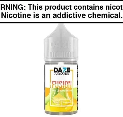 BANANA CANTALOUPE HONEYDEW ICED BY 7 DAZE FUSION SALT 30ML - Vapejuice