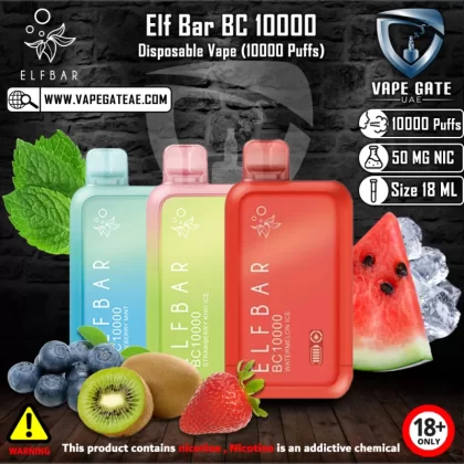 Elf Bar BC 10000 Puffs Disposable Pod Device - 50 mg / Blue Raspberry