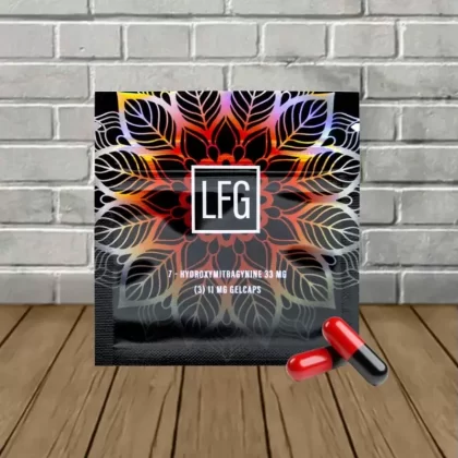 LFG Kratom 7-Hydroxy Extract Gel Capsules 3ct - Vape Store