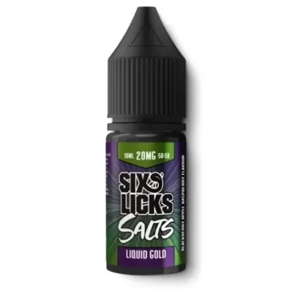 Six Licks Nic Salt Eliquid – Liquid Gold