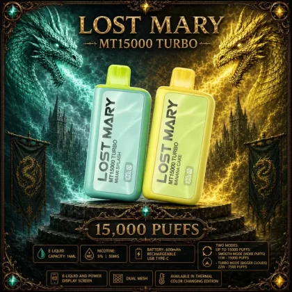 Lost Mary MT15000 Turbo - Raspberry Jam (BLK Series)
