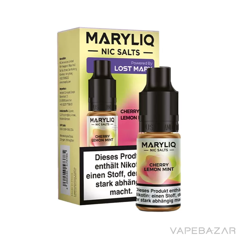 MARYLIQ by Lost Mary – Nic Salt – Cherry Lemon Mint - Vapebazar - Image 3