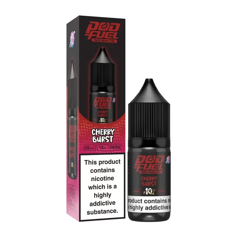 Cherry Burst 10ml Nic Salt E-liquid by Pod Fuel Nic Salt