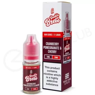 Cranberry Pomegranate Cherry Nic Salt E-Liquid by Double Brew