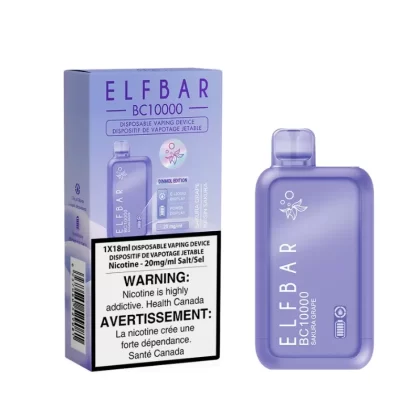 Elf Bar (BC 10K) Sakura Grape Disposable Vape