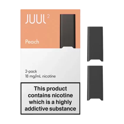 JUUL2 Peach (Pack of 2) - 18mg - Vape Product