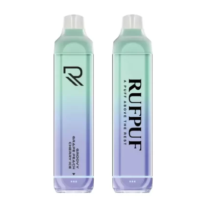 RufPuf Groovy Grape Peach Cherry Ice Disposable Vape 50mg – 7500 Puffs
