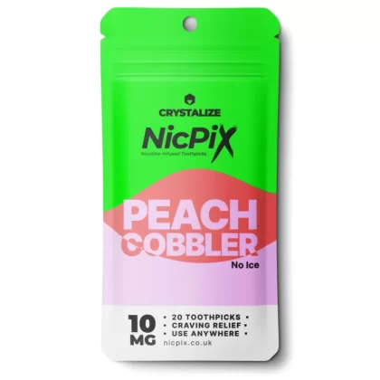Peach Cobbler Nicotine Toothpicks by NicPix - 10 mg/stick