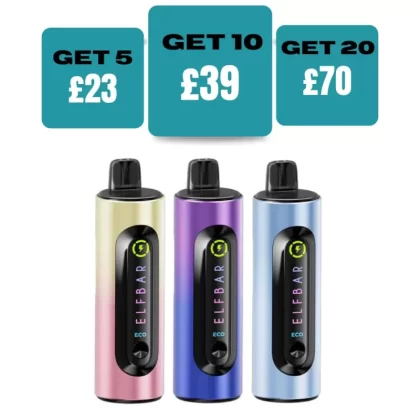 Elf Bar 4-in-1 3200 Prefilled Pod Kit - £7.99 or 3 for £23 - Cherry Ice