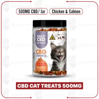 OnlyCBD CBD Cat Treats 500MG Chicken and Salmon flavor - Thevapersworld