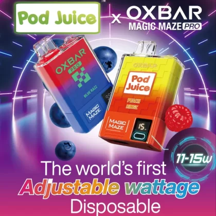 Pod Juice x OXBAR Magic Maze Pro 10K Disposable Device – 10,000 Puffs - Pink Burst Chew (Pod Juice Edition)