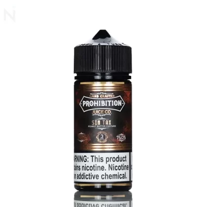 Prohibition E Liquid - Sin Tax - 100mL - 3mg