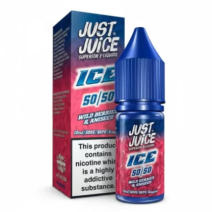 Wild Berries and Aniseed By Just Juice ICE 10ml - Nicotine Strength#6mg>12mg>3mg