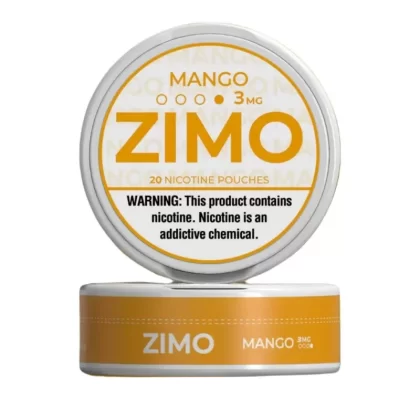 ZIMO Mango Nicotine Pouches - Nicotine Avail#8mg>6mg>3mg