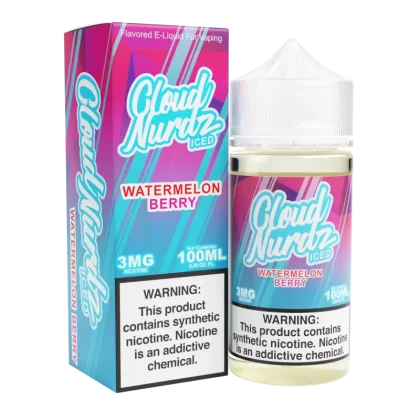 Watermelon Berry Iced by Cloud Nurdz Ice TFN 100ML - 0MG