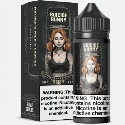 Mother’s Milk & Cookies – Suicide Bunny – 120mL 70% VG Vape