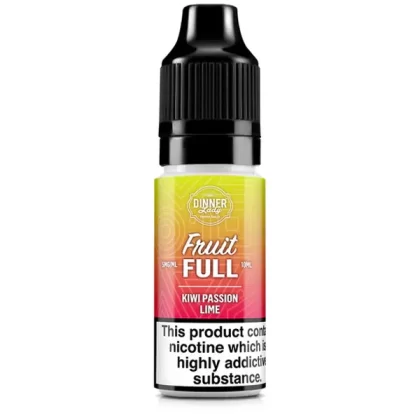 Kiwi Passion Lime Fruit FULL Nic Salt E-Liquid by Dinner Lady