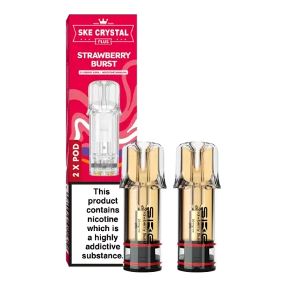 Strawberry Burst SKE Crystal Plus Pods - 20mg - Vape Product